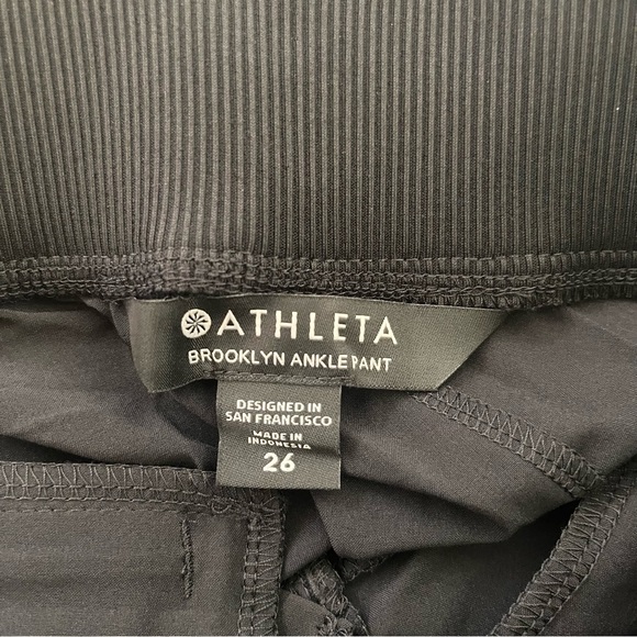 Athleta Brooklyn black ankle pants Sz 26 plus size pockets NWT NEW - Picture 5 of 13